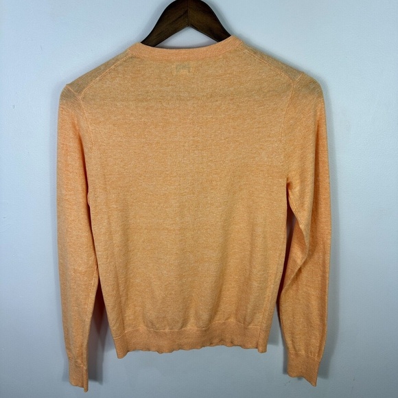 J Crew Cardigan Sweater Women S Soft Knit Peach Light Academia Clean Girl Preppy - Picture 5 of 5
